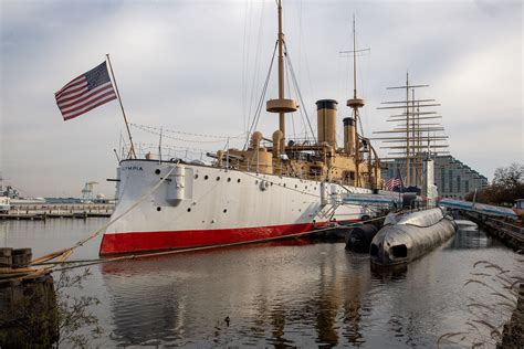 Independence seaport museum philadelphia - Independence Seaport Museum. Visit Philadelphia. Penn's Landing is home to the Independence Seaport Museum, whose collection includes the USS Olympia (Admiral Dewey’s flagship at the Battle of Manila Bay), which sits in Spruce Street Harbor along the Delaware River with the city rising behind it in this photograph.